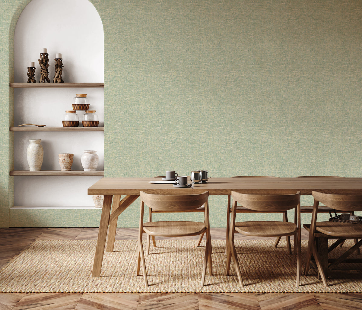 Artisan Weave Sage Wallpaper