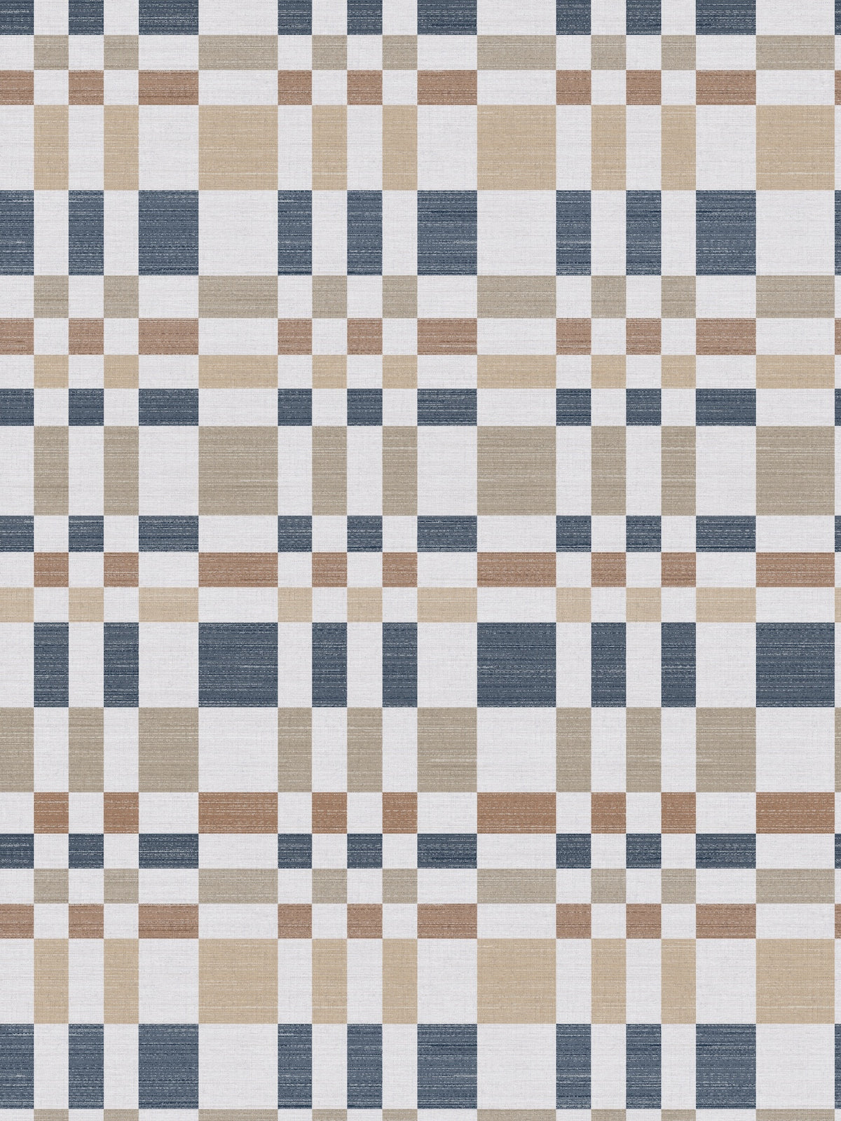 Beran Navy/Natural Wallpaper