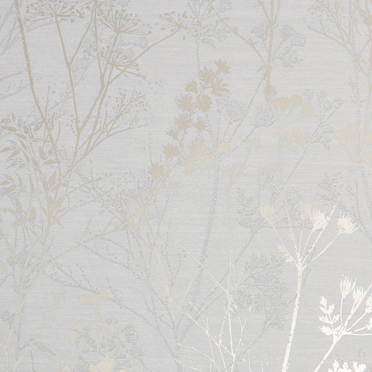 Hedgerow Grey / Pale Gold Wallpaper