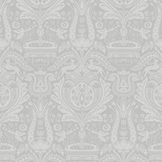 Heraldic Damask Wallpaper Wallpaper Inn