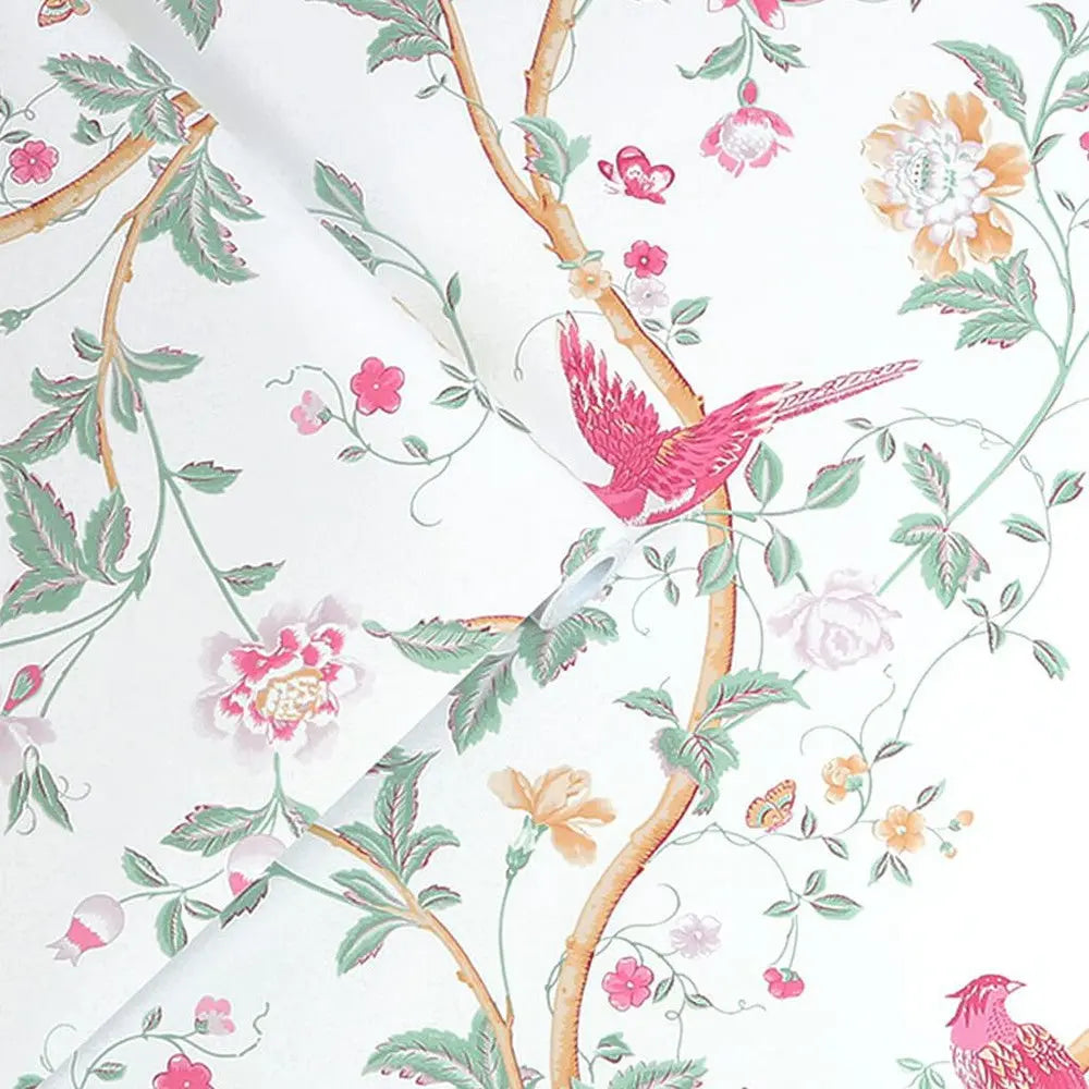 Summer Palace Peony Wallpaper Wallpaper Inn