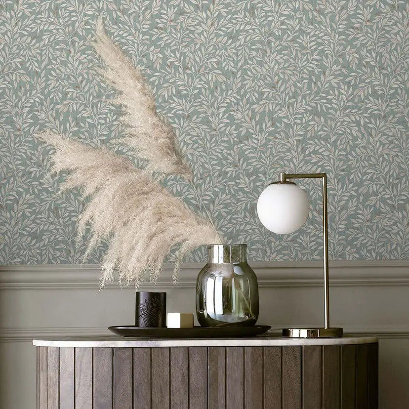 Ditsy Leaf Wallpaper Wallpaper Inn
