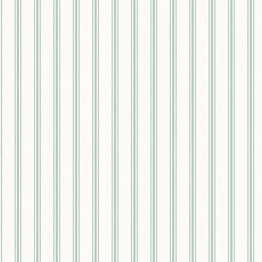 Farnworth Stripe Sage Green Wallpaper Wallpaper Inn