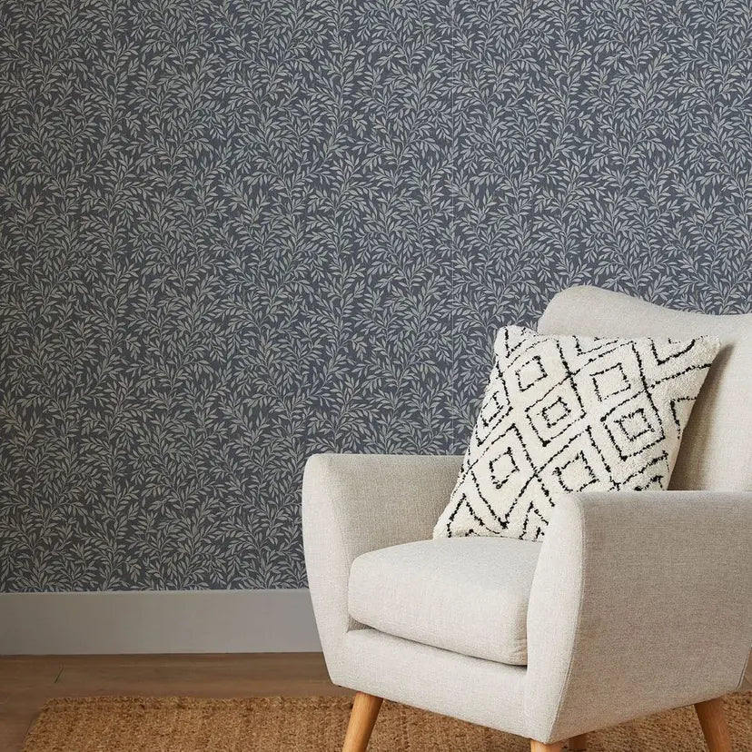 Ditsy Leaf Wallpaper Wallpaper Inn