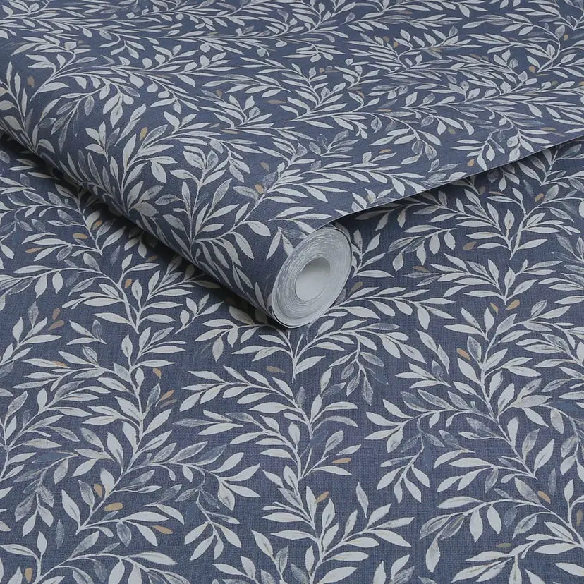Ditsy Leaf Wallpaper Wallpaper Inn