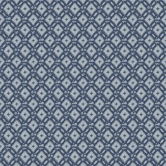 Whitebrook Wallpaper - Dusky Seaspray Blue Wallpaper Inn