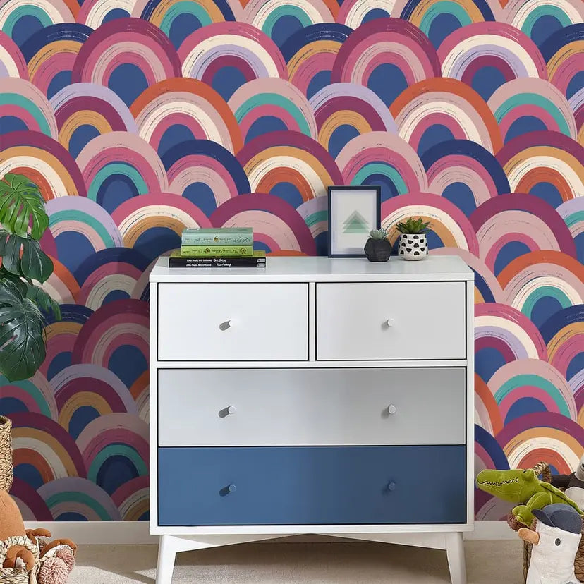 Abstract Rainbow Wallpaper Wallpaper Inn