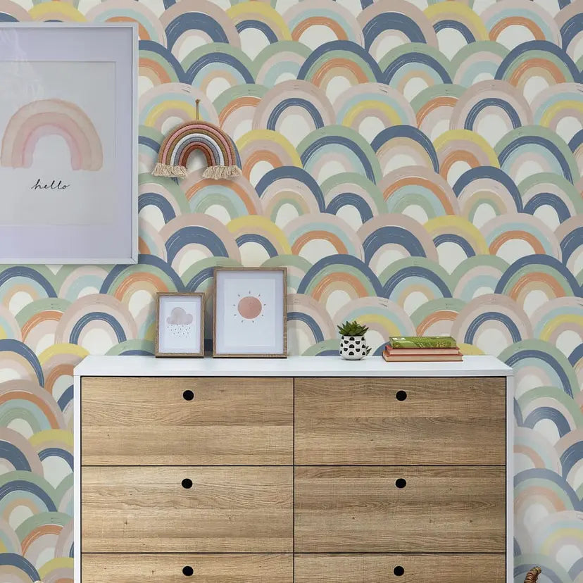 Abstract Rainbow Wallpaper Wallpaper Inn
