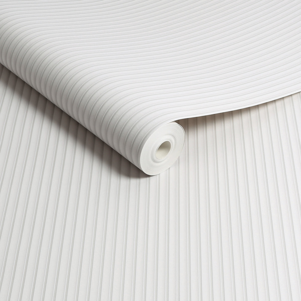 Tactile Pinstripe Pebble Wallpaper