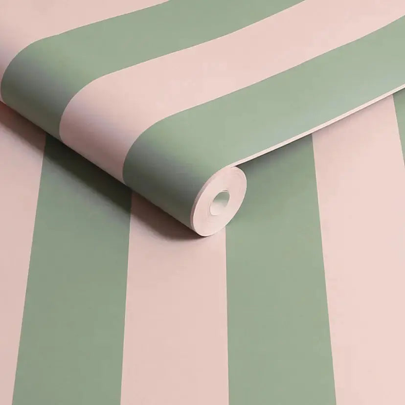 Canopy Stripe Wallpaper Wallpaper Inn
