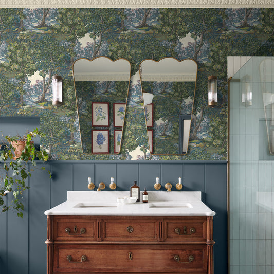 Bodenham Heritage Green Wallpaper