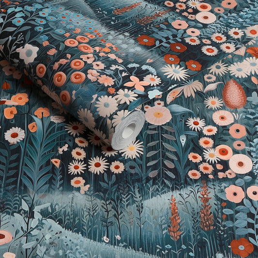 Glenwhan Wildflower Midnight Wallpaper
