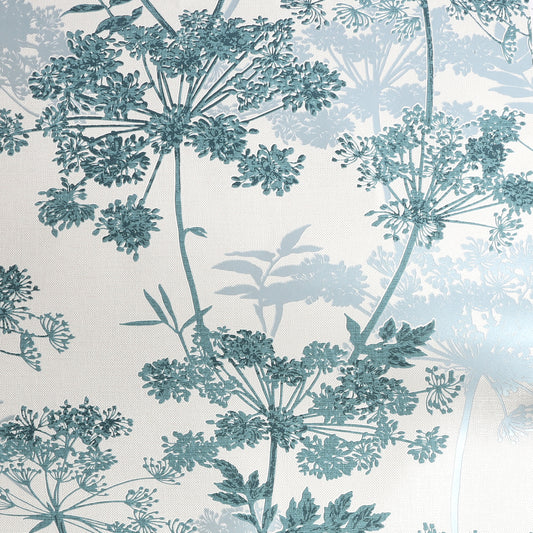 Meadow Teal Wallpaper