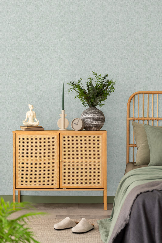 Caress Texture Green Wallpaper