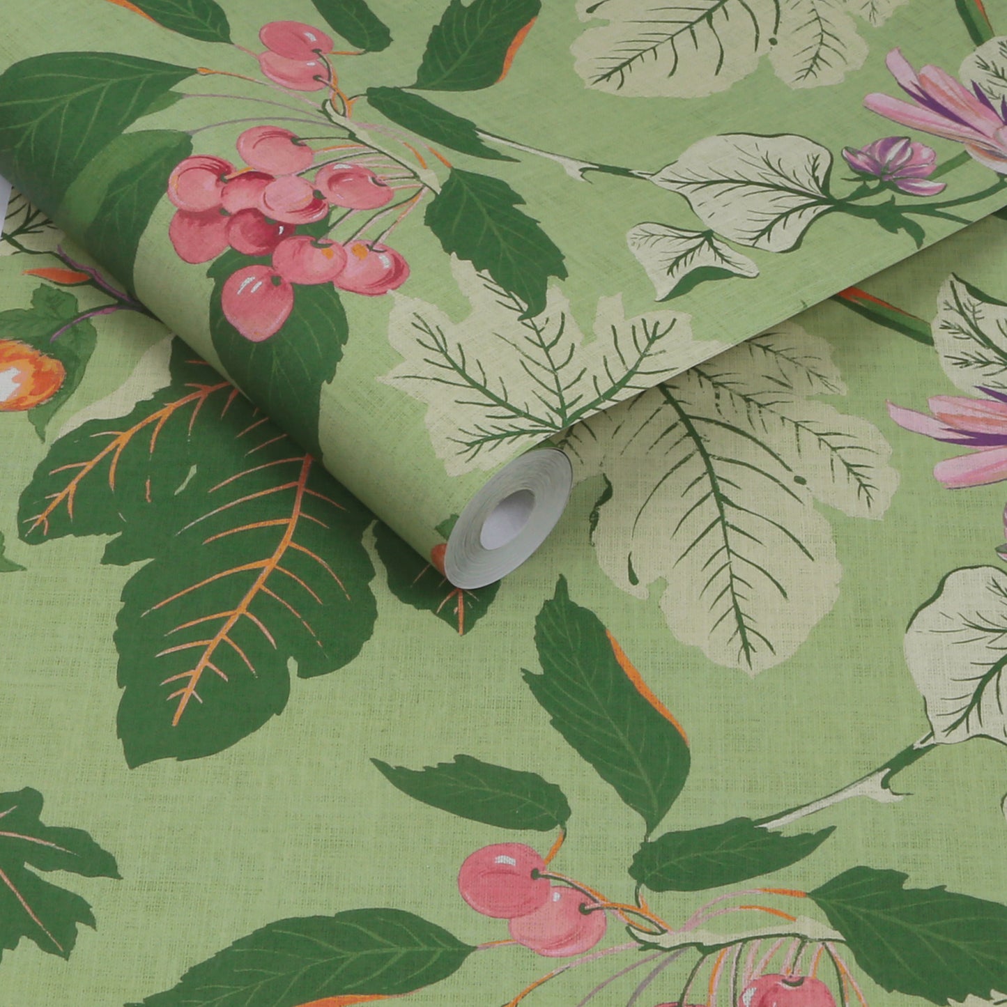 Craftwork Trail Green Wallpaper