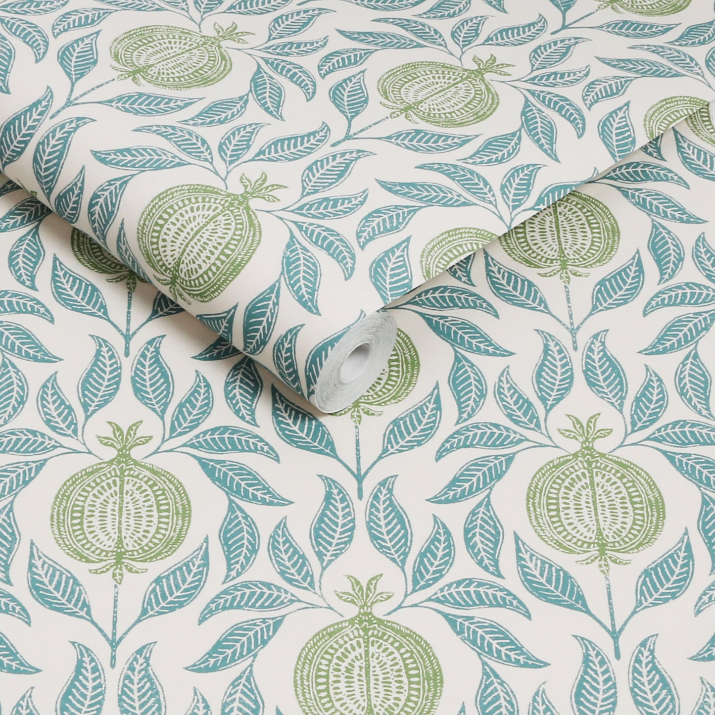 Apple of Grenada Blue & Green Wallpaper