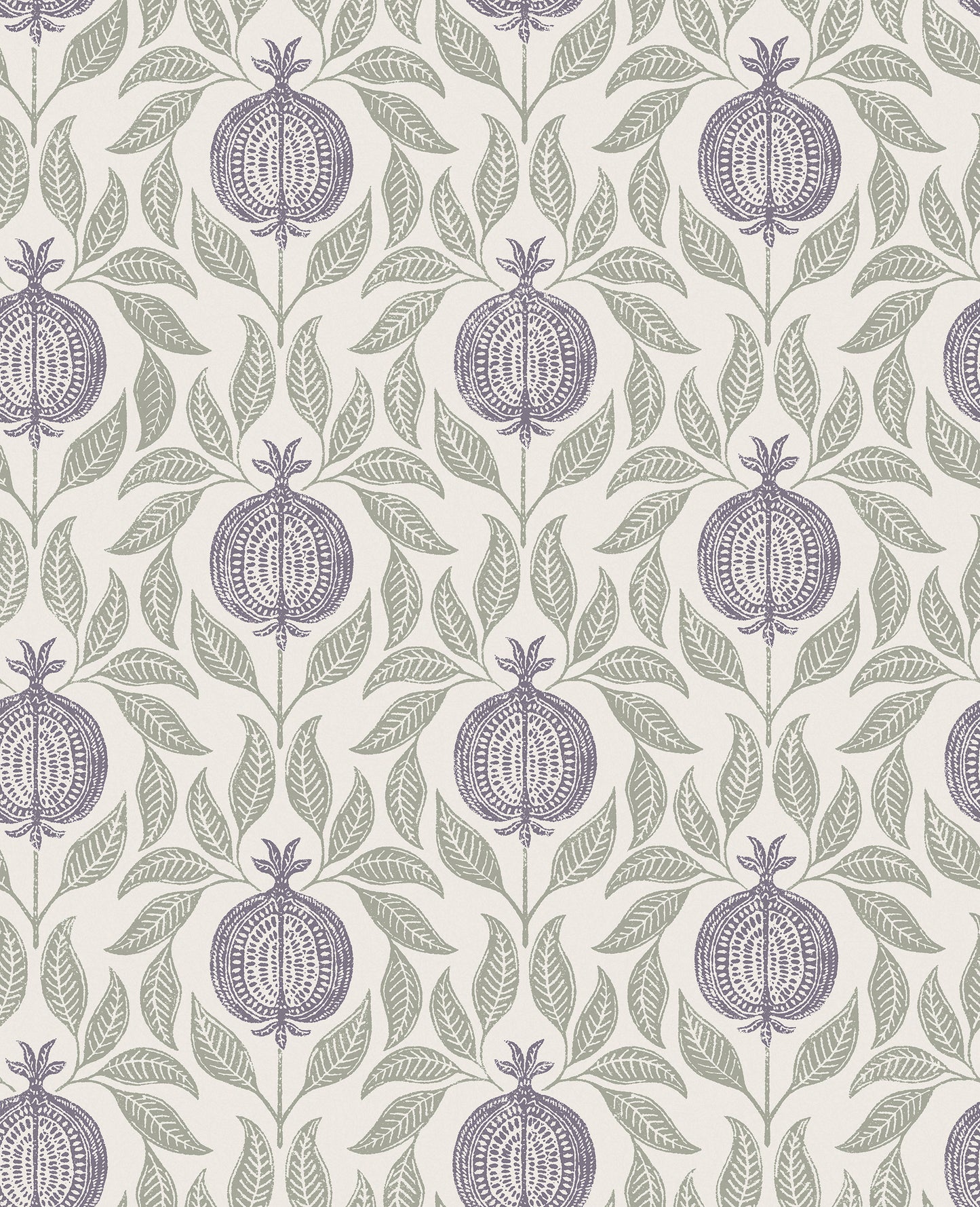 Apple of Grenada Mauve & Sage Wallpaper