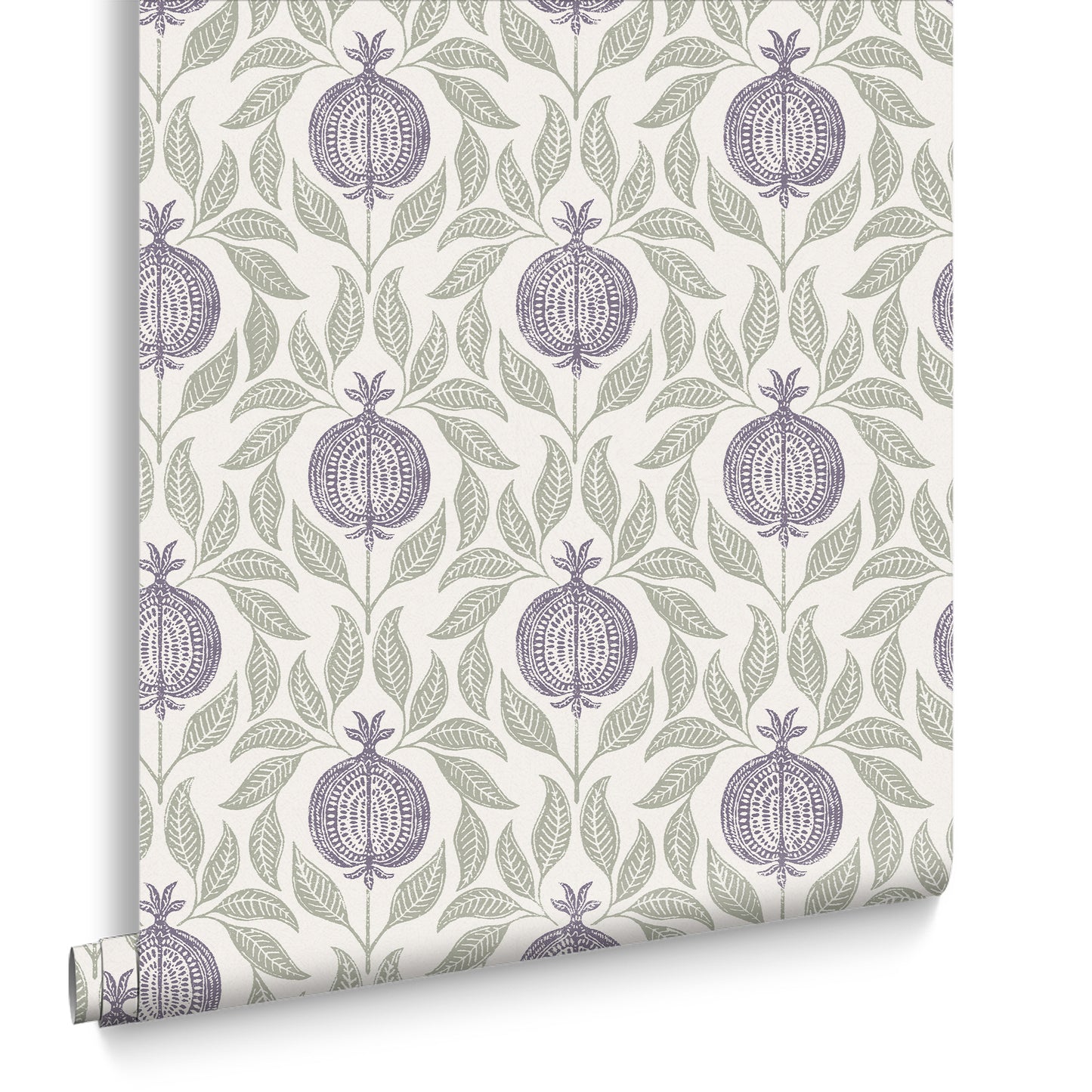 Apple of Grenada Mauve & Sage Wallpaper