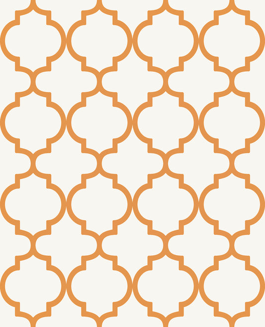 Trellia Orange Wallpaper