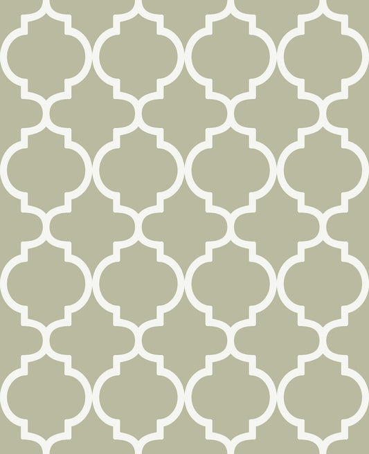 Trellia Sage Wallpaper