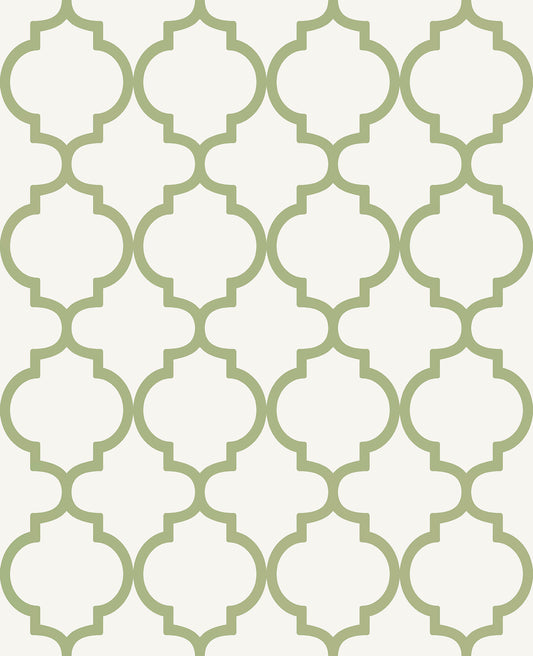 Trellia Green Wallpaper