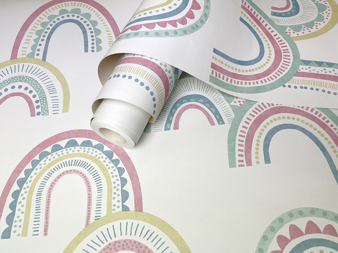 Boho Rainbow Kids Wallpaper Wallpaper Inn