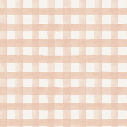 Watercolour Gingham Kids Wallpaper Wallpaper Inn