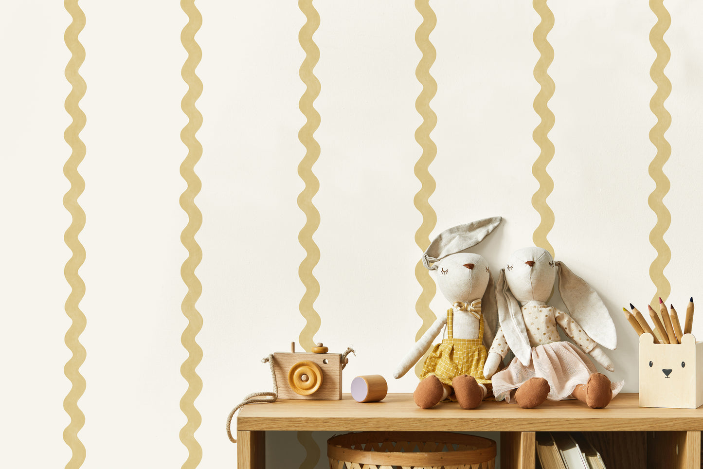 Do The Wiggle Stripe Ochre
