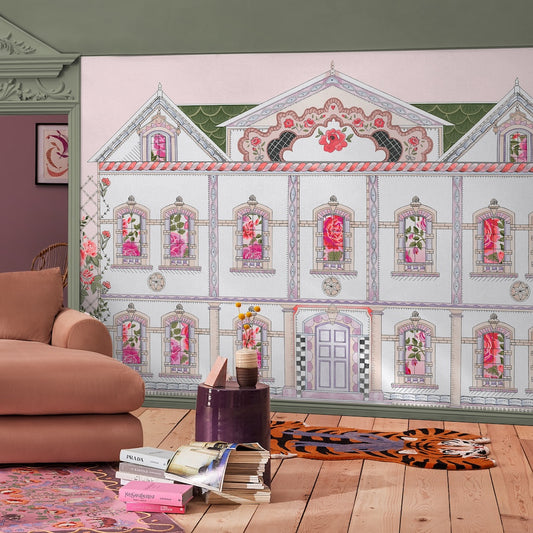 Doll House Pink Mural