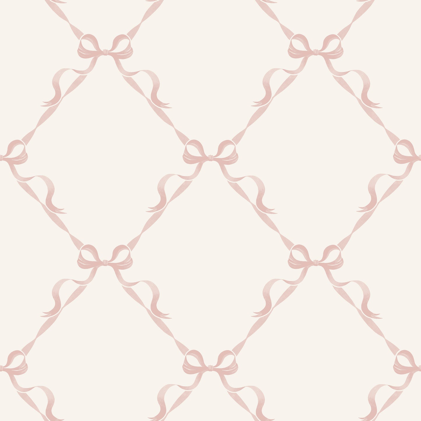 Tied With a Bow Cream / Pink