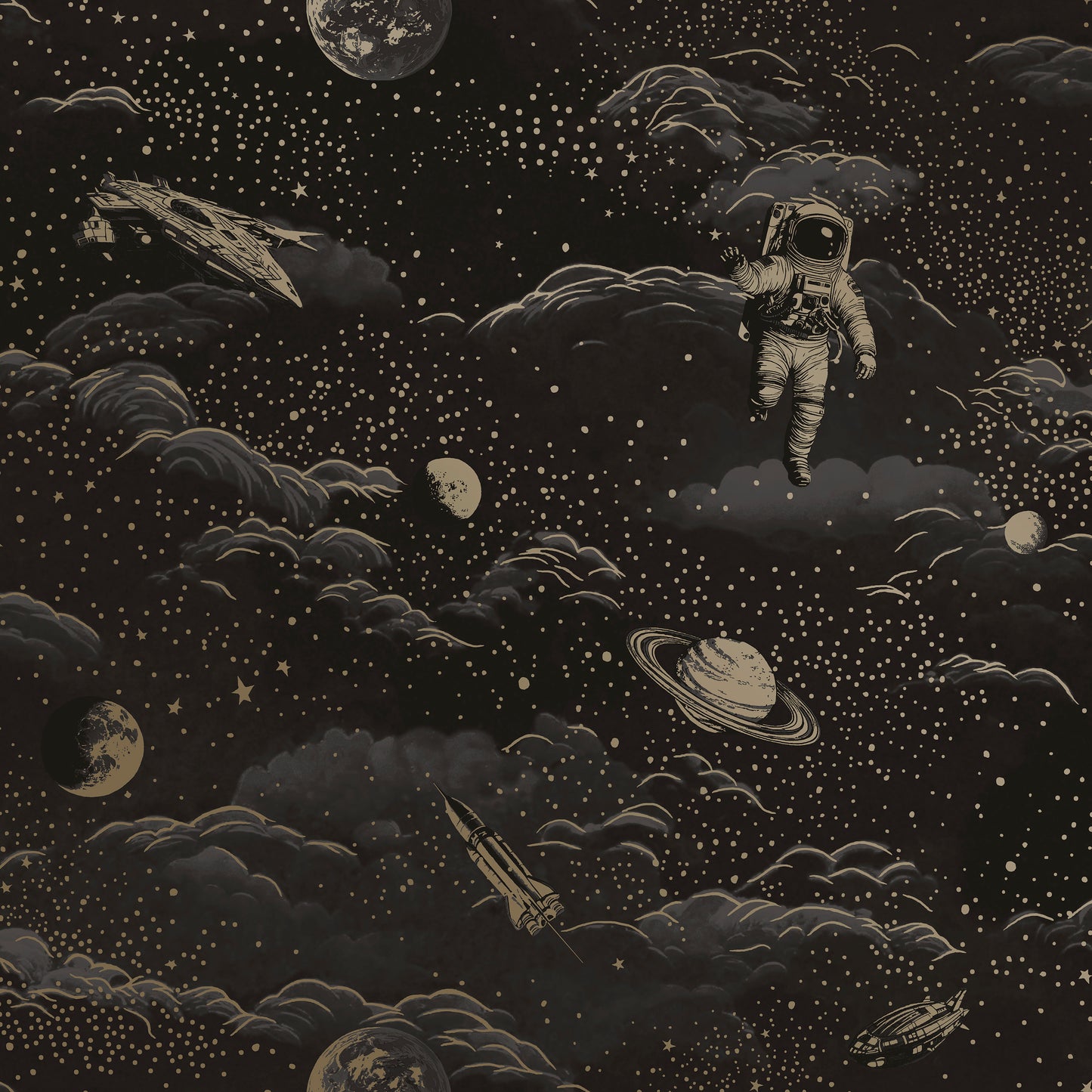 Lost In Space Black / Gold