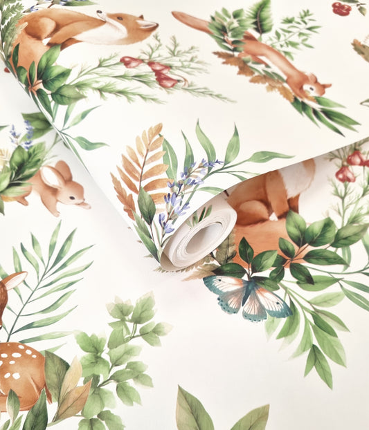 Forest Friends Cream / Multi