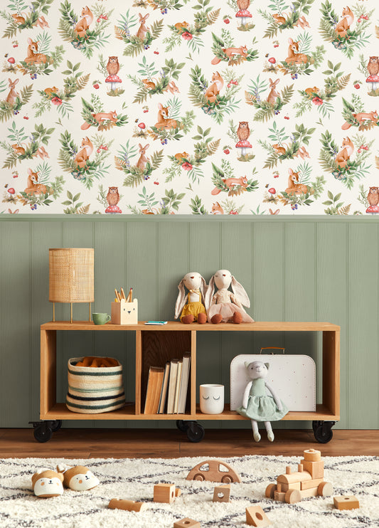 Forest Friends Cream / Multi