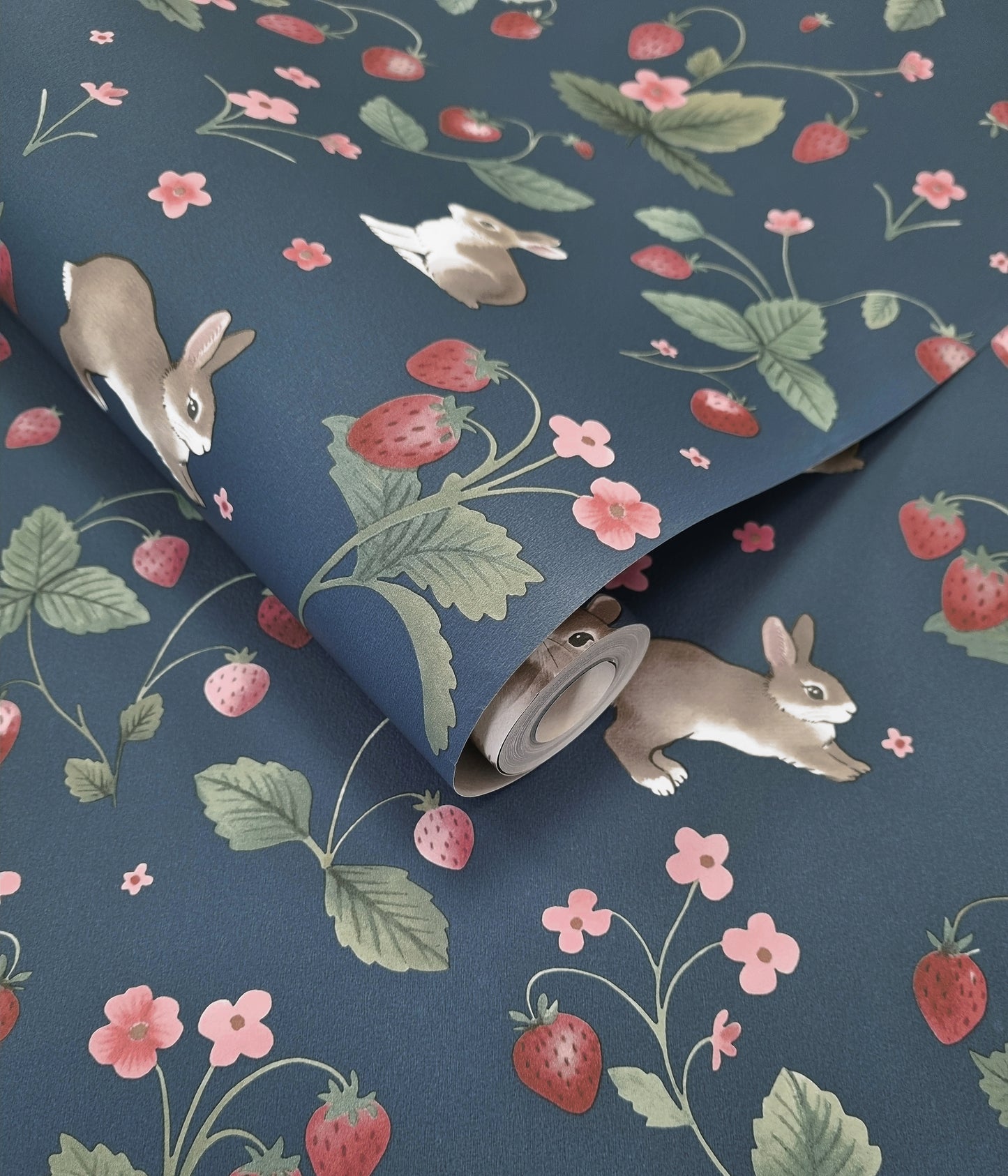 Bunnies & Berries Navy