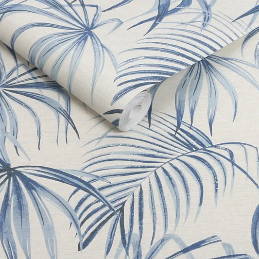 Next Cream Palm Print Wallpaper