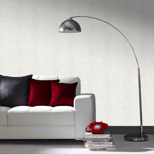 Crocodile - White Wallpaper