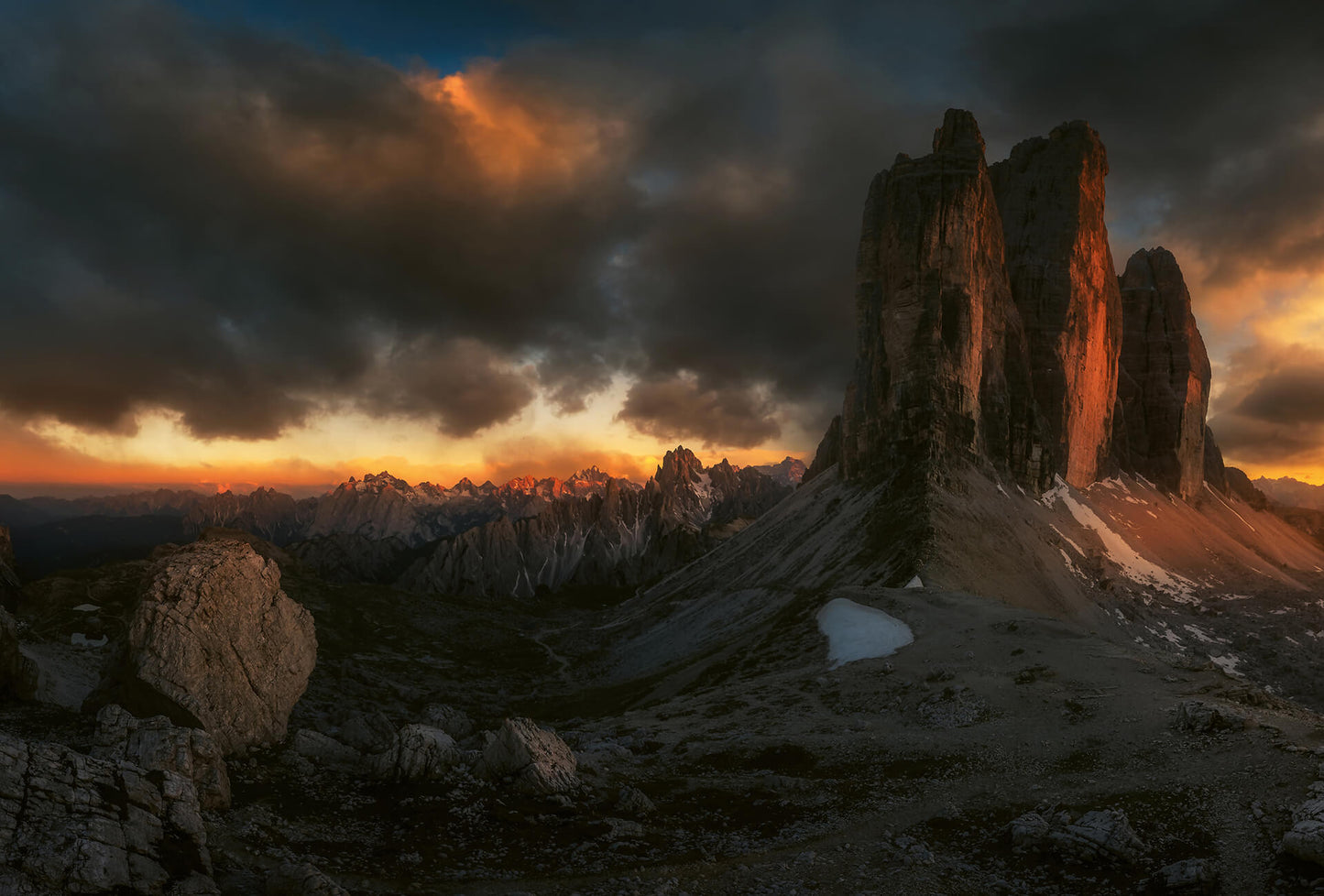 Dolomites Italy Mural Wallpaper Inn