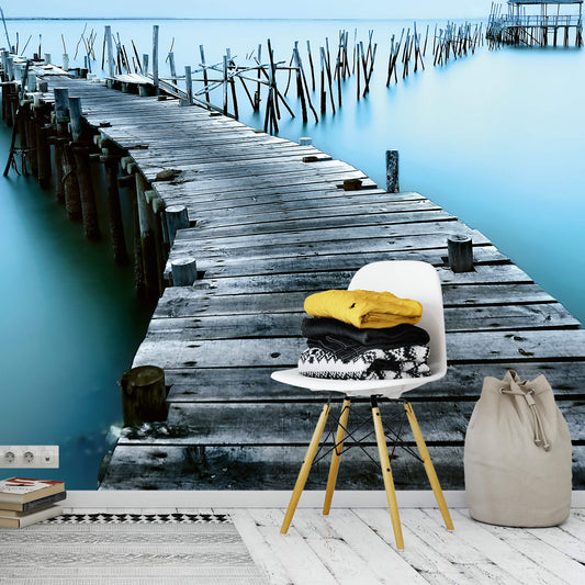 Old Landing Stage Mural Wallpaper Inn