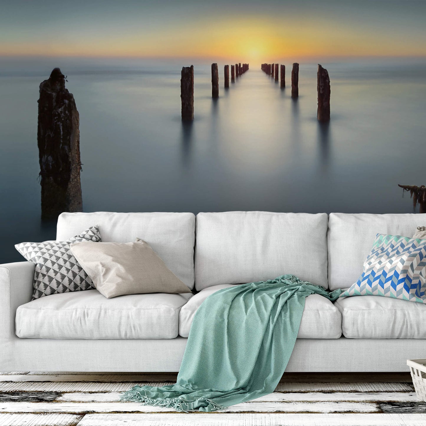 Sea Infinity Mural Wallpaper Inn