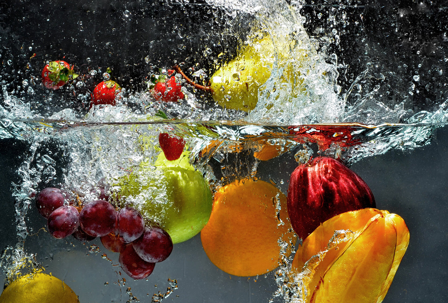 Refreshing Fruit Mural Wallpaper Inn