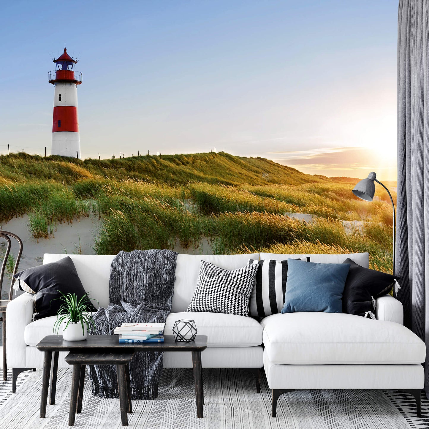 Lighthouse Mural Wallpaper Inn