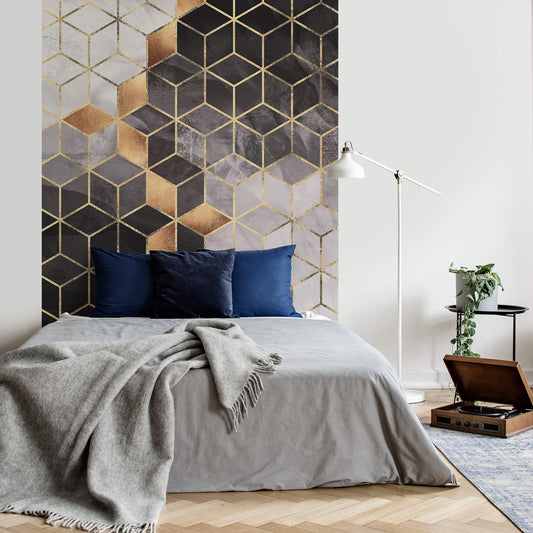 Fredrikson β Smoky Cubes Mural Wallpaper Inn