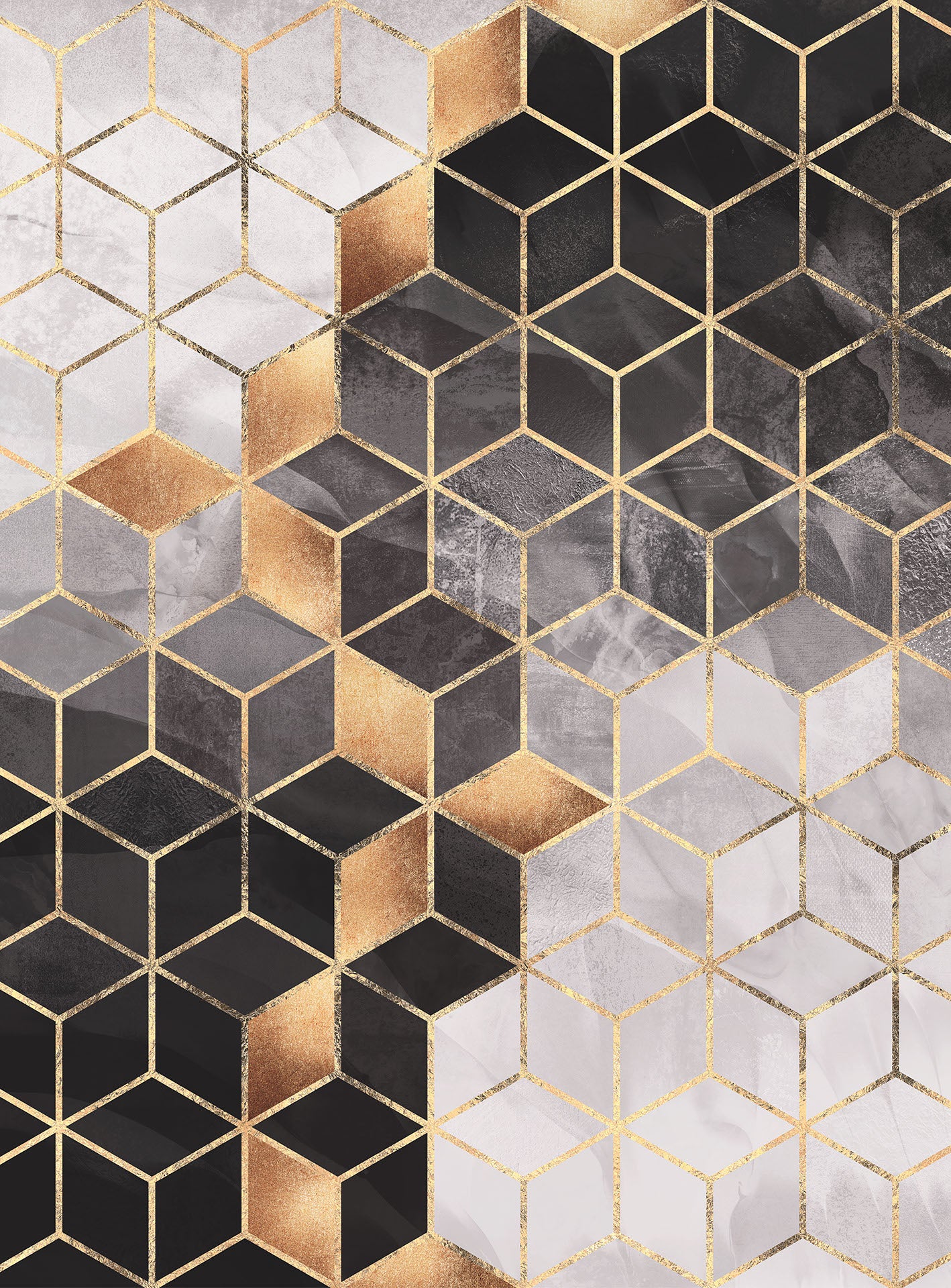 Fredrikson – Smoky Cubes Mural Wallpaper Inn