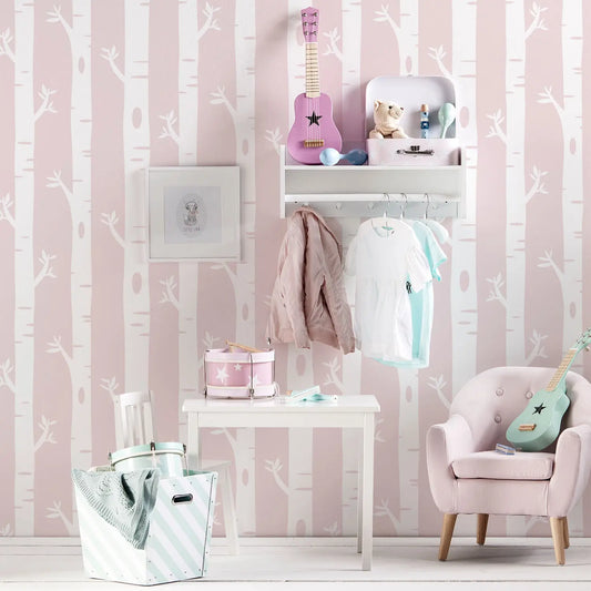 Kids Birch Tree Wallpaper Wallpaper Inn