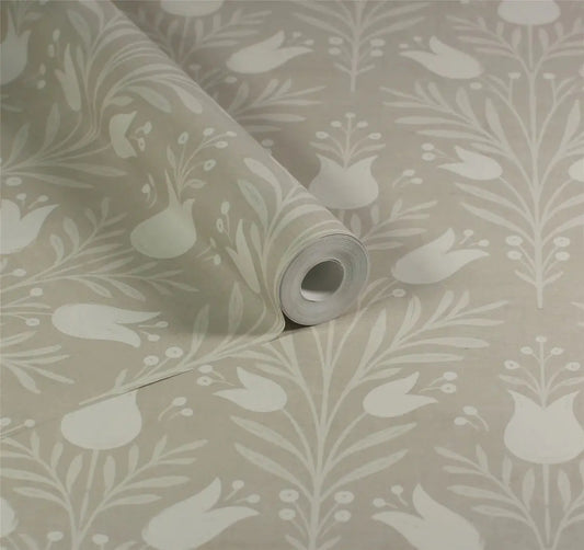 Heritage Tulip Wallpaper Wallpaper Inn