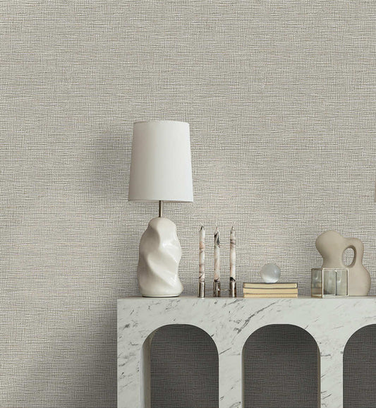 Brocade Grey - Wallpaper Inn
