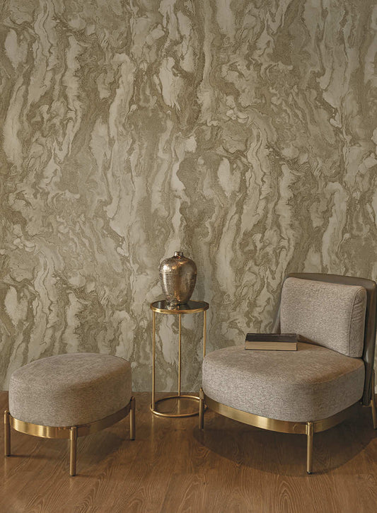 Thassos Marble Beige - Wallpaper Inn
