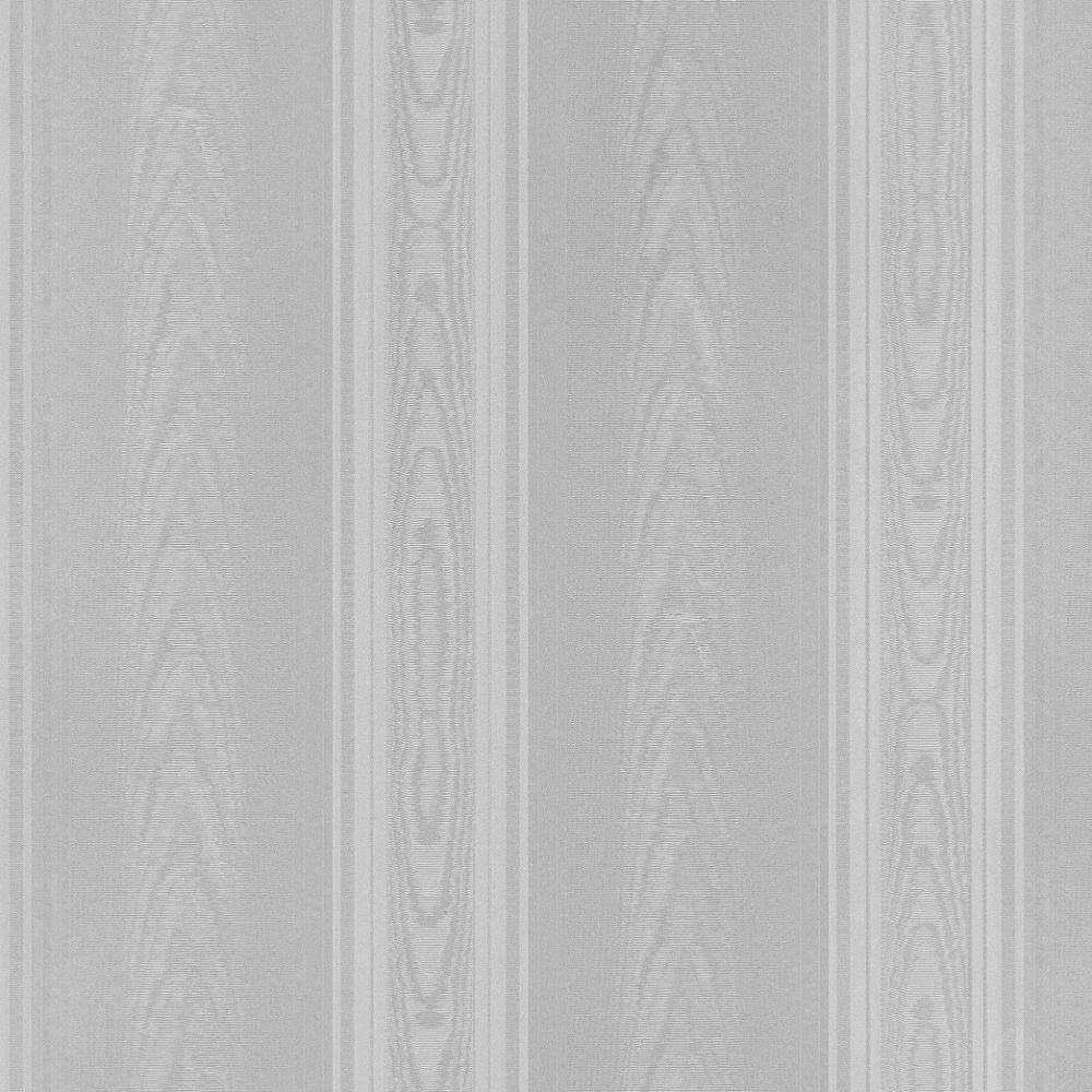 Moire Stripe Silk Wallpaper - Wallpaper Inn