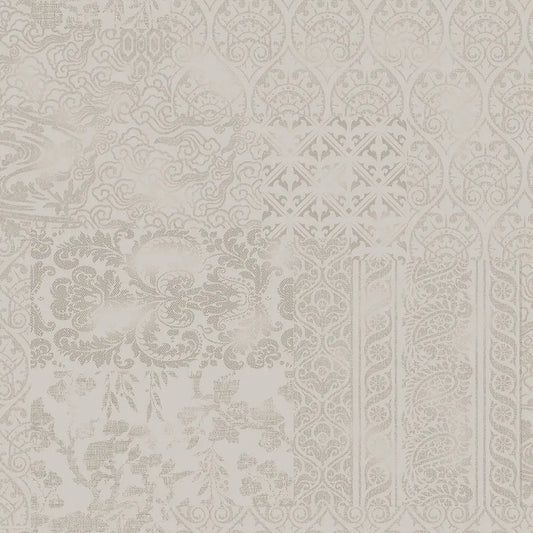 Distressed Aztec Taupe Wallpaper Wallpaper Inn
