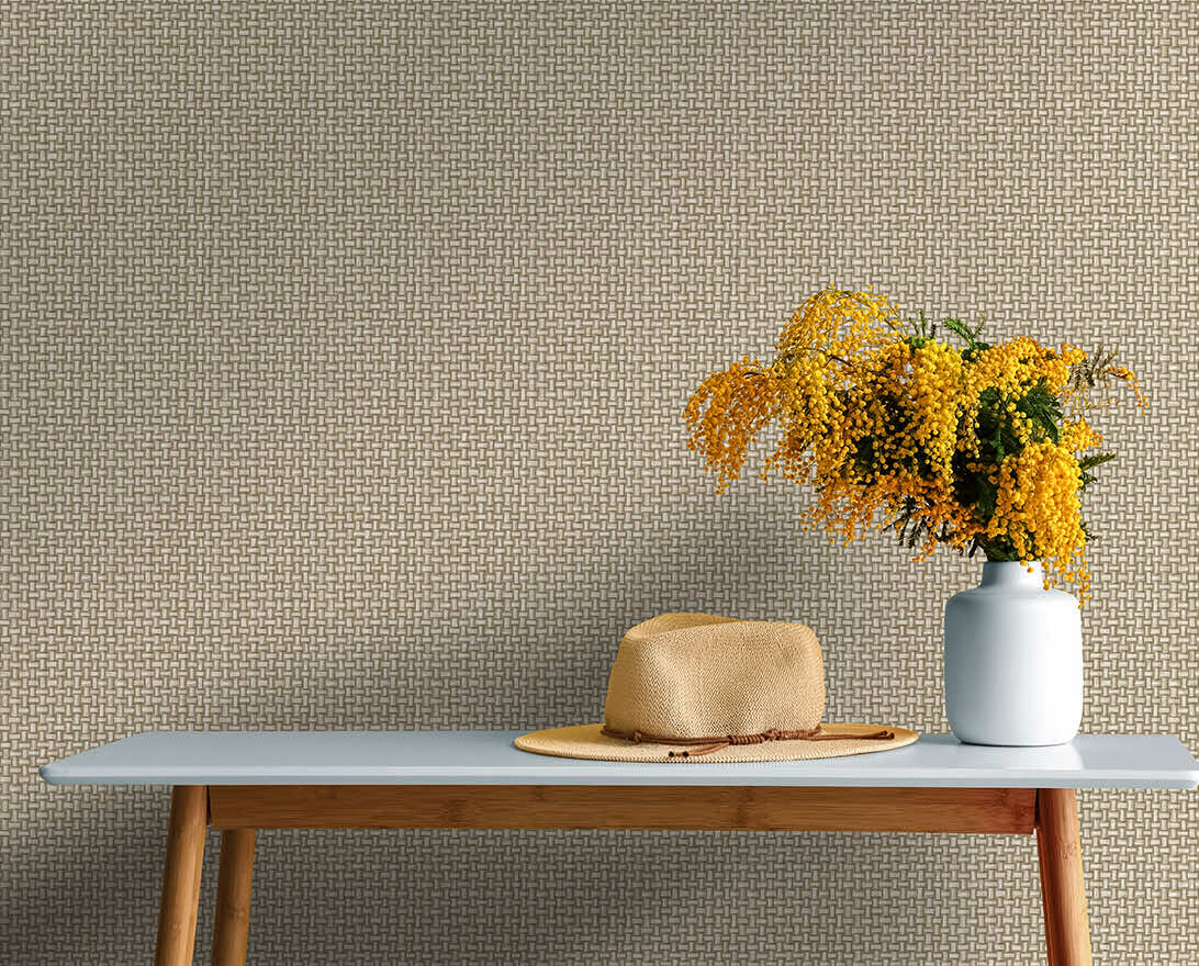 Biderbost Weave Wallpaper Wallpaper Inn